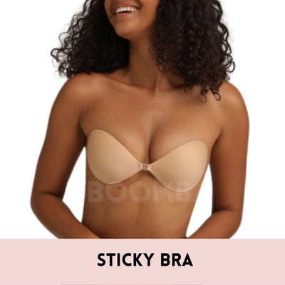 The BOOMBA Sticky Bra is a popular alternative for the Nu Bra